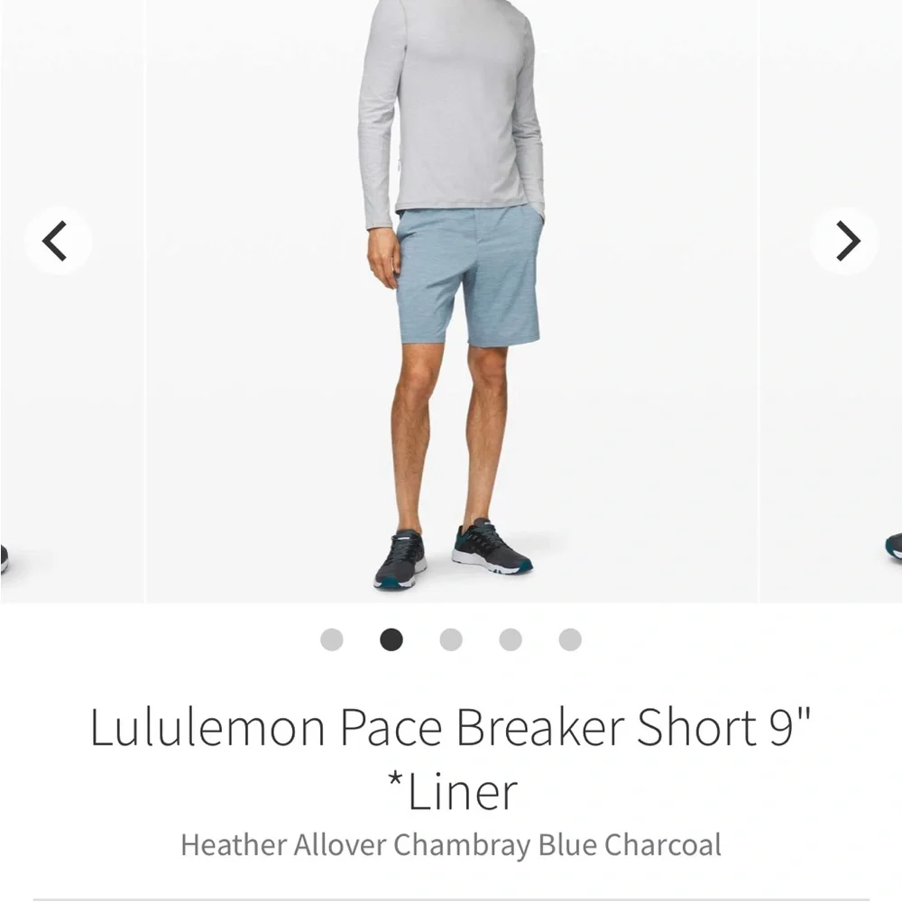 Lululemon Men’s Pace breaker Short 9”, Sz Small - Picture 2 of 8